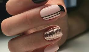 We get it, and we've got you covered. Pink Grey And Rose Gold Nails Nail And Manicure Trends