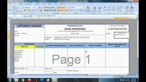 Cara membuat laporan mingguan proyek ngelink harian dan schedule hallo temen2 teknik hari ini saya bagian …. Cara Membuat Laporan Harian Proyek Gratis File Sofcopy Nya Excel Youtube