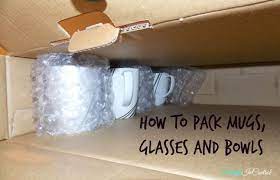 Simply In Control How To Pack Mugs Glasses And Bowls Moving Hacks Packing Moving House Tips Tips For Moving Out