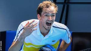 Watch the highlights of filip krajinović v daniil medvedev at australian open 2021. Australian Open Daniil Medvedev Wins Despite Coach Walking Out Bbc Sport