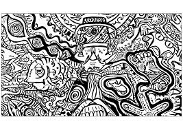 A selection of printable abstract coloring pages with our original drawings. Abstract Coloring Pages For Adults