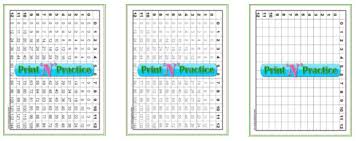 These blank multiplication charts can be a good introductory activity for third grade students who can use skip counting to fill in the chart for use as a reference aide on multiplication worksheets or other multiplication activities. 3 Printable Multiplication Tables 1 12 Digital Downloads Blank Chart