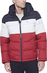 New Tommy Hilfiger Men S Big And Tall Classic Hooded Puffer Jacket Men Clothing 43 57 Chi Brown Leather Jacket Men Leather Jacket Men Leather Jackets Women