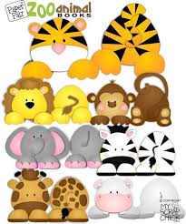 Zoo Animal Books Trabalhos Manuais Bichinhos Fofos Animais Do Jardim Zoologico