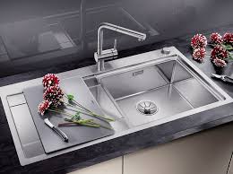 At the end, simply rinse with clean water and rub dry with a microfibre cloth. Built In Stainless Steel Sink With Drainer Blanco Divon Ii 5 S If By Blanco