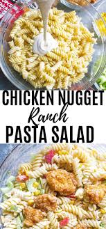 Chicken Ranch Pasta Salad Kathryn S Kitchen Recipe In 2020 Ranch Pasta Salad Ranch Pasta Pasta Salad