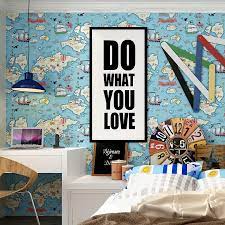 Attitude wallpapers for boys hd ordinary quotes 1105×723. New Summer Blue Mediterranean Nautical Map Wallpapers Boys Bedroom Wall Papers Home Decor Papel De Parede 3d For Kids Room Wallpapers Aliexpress