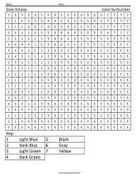 Solar and lunar eclipse, eclipse coloring solar and lunar eclipse, moon eclipse coloring, exploring kids career day through play melissa doug blog click on the coloring page to open in a new window and print. Solar Eclipse Color By Number Coloring Squared