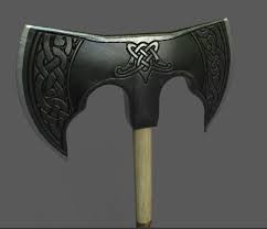 Watching jason momoa throw an axe after drinking a glass of beer looks really cool. Artstation Medieval Two Handed Battle Axe Jamie Cunningham