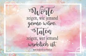 Spruch Worte Und Taten