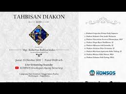 Tahbisan Diakon 2020 Youtube