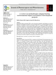 Fundada en 1842 por el venezolano andrés bello; Shelly Review Paper Environmental Impact Assessment Spatial Analysis