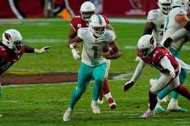 Tuanigamanuolepola tua tagovailoa is an american football quarterback for the miami dolphins of the national football league. Tua Tagovailoa I May Never Be My Old Self Due To Hip Miami Dolphins