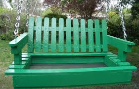 The bench swings when birds land and take off. Emerald Green Porch Swing Bird Feeder Swing Feeder By Nwoutdoor Porch Swing Bird Feeders Outdoor Decor