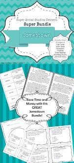 Jamestown Super Bundle 5th Grade Social Studies Centers Over 30 Pages Of Jamestown Cente Social Studies Lesson Social Studies Resources Teaching Social Skills