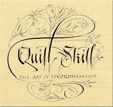 Most calligraphy was latin, with monks in their scriptorium laboriously copying from another's copy. Old English Lettering Calligraphy By Denis Brown