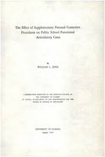 The Effect Of Supplementary Parental Corrective Procedures On Public School Functional Articulatory Cases
