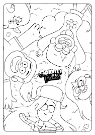 Printable Gravity Falls Coloring Pages In 2020 Fall Coloring Pages Coloring Pages Cartoon Coloring Pages
