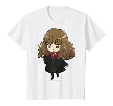 Amazon.com: Kids Harry Potter Hermione Granger Anime Style Portrait T-Shirt  : Clothing, Shoes & Jewelry
