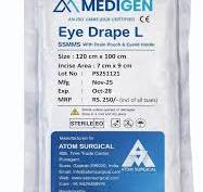 MEDIGEN Sterile Eye Drape/Ophthalmic Surgical Drape 120 x 100 cm |  Disposable Medical Drape for Eye Surgery & OT Use | Absorbent, Latex Free  (Single ...