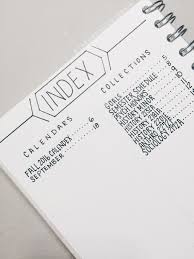 Bullet Journal Inspiration Starts With Index Contents Page I Like The Concept Of Grouping Pages Bullet Journal Index Bullet Journal Bullet Journal Inspiration