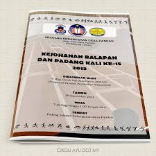 We did not find results for: Buku Program Kejohanan Balapan Dan Padang 2013 Cikgu Ayu Dot My