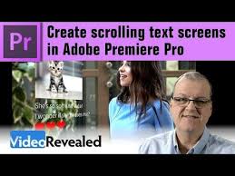 Neat Video Pro 5 0 2 Full Version For Premiere Pro Create Scrolling Text Screens In Adobe Premiere Pro Cc Youtube Adobe Premiere Pro Premiere Pro Cc Premiere Pro