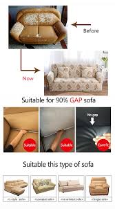 Sie eignen sich besonders für kleine räume mit wenig stellfläche. Red Color Sofa Covers For Living Room Floral Elastic Couch Cover Fundas Sofas De Dos Y Tres Placesprotectivecover1 2 3 4seater Sofa Cover Aliexpress