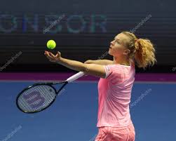 Siniakova and krejcikova had already won in paris in 2018 and claimed the wimbledon trophy the. Saint Petersburg Russia 18 March 2021 Margarita Gasparyan Of Russia Playing Against Katerina Siniakova Of Czech Republic During The St Petersburg Ladies Trophy 2021 Tennis Tournament 458207076 Larastock