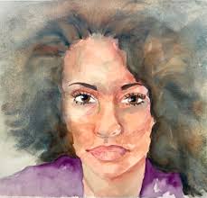 The brief was paint trees in your locality. Watercolour