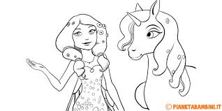 Grande unicorno disegno da stampare e da colorare nella categoria. 30 Disegni Di Mia And Me Da Colorare Pianetabambini It