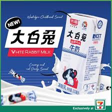 White rabbit creamy candy or white rabbit milk candy is something i used to love as a kid. White Rabbit Flavoured Milk Now Available At 7 Eleven In Singapore Mini Me Insights