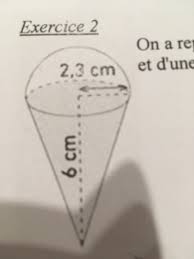 Dans toutes les maisons, trône un … sapin décoré de boules et de guirlandes. Bonsoir On A Represente Ci Contre Un Cornet De Glace Compose D Un Cone Et D Une Demi Boule 1 Nosdevoirs Fr