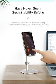 Baseus Telescopic Desktop Phone Holder For Tablet Pad Desktop Holder Stand For Cell Phone Table Holder Mobile Phone Stan In 2020 Phone Mobile Phone Stands Phone Holder