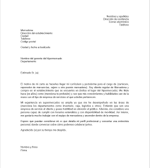 Carta De Presentacion Para Mercadona Y Modelo Para Descargar Gratis