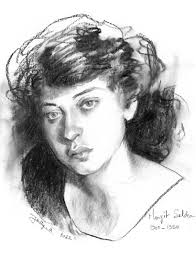 Margit Selska by Anne JOLLY (2022) : Drawing Charcoal