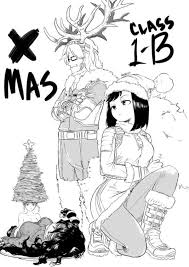 Horikoshi S Christmas Sketch But With Class 1 B My Hero Academia My Hero Academia Hero My Hero
