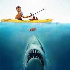 Santlov Jaws Eats Nemo Then Woody 2014 Available For Sale Artsy Creepy Woody Woody Toy Story Graffiti Cartoons