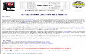 You Can Use A Hosts File To Block Ads Banners 3rd Party Cookies 3rd Party Page Counters Web Bugs And Even Most Hijackers Page Counter Hosting Web Hosting