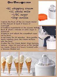 Pampered Chef Ice Cream Cream Maker Pampered Chef Ice Cream Recipe Pampered Chef Ice Cream Maker Recipe Ice Cream Maker Recipes