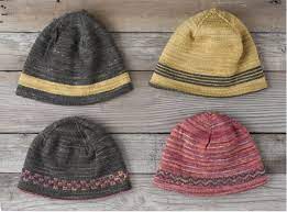 Use Up Sock Yarn With A Reversible Hat Pattern Reversible Hats Knitting Knitted Hats