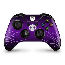 Xbox One Controller Skin Sombra Hack Theme Overwatch Fan Art Xbox One Controller Xbox One Xbox Controller