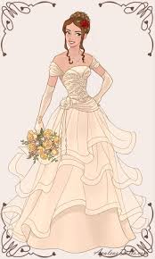Princess Belle Wedding Dress Disney Princess Fashion Disney Princess Wedding Dresses Alternative Disney Princesses