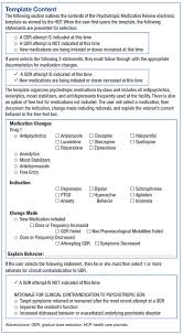 An Electronic Template To Improve Psychotropic Medication