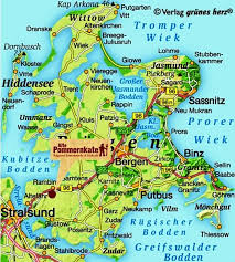 Etwas in der mitte der insel, finden wir auf der karte von rügen den ort samtens. Rugenkarte Hiddensee Rugen Altenkirchen