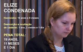 Elize morava num apartamento de cobertura de 500m2, em bairro nobre de são paulo, avaliado em mais de r$ 6 milhões, carro blindado, três empregadas e dinheiro para gastar como quisesse e hoje está presa num presídio em pequena cela e sem nenhuma mordomia. Elize Matsunaga Pega 19 Anos E 11 Meses De Prisao Por Matar E Esquartejar O Marido Em Sp Sao Paulo G1