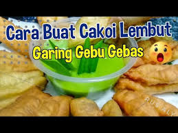 Bila dah buat, boleh la pilih nak oleh sebab kuih cakoi ni rangup di luar dan lembut di dalam, ianya mempunyai ruang udara berongga. Resepi Kuih Cakoi Lembut Dan Gebu Youtube