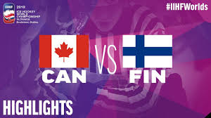 Canada vs finland will be coming as final of iihf ice hockey championship with kick off time at 1:15 pm. Canada Vs Finland Gold Medal Game Game Highlights Iihfworlds 2019 Youtube