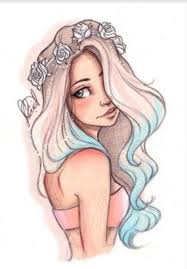 Besides you can color in the drawings of princess online. Where Stories Live Hipster Drawings Mermaid Art Mermaid Hair