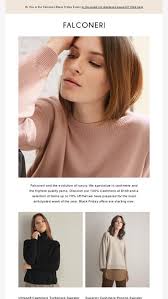 Falconeri is a brand that prides itself on its exceptional italian craftsmanship, the use of natural fibers, and timeless pieces that will live in your wardrobe for years to come. Falconeri Email Newsletters